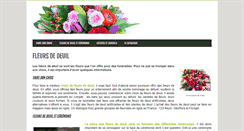 Desktop Screenshot of fleurs-de-deuil.com